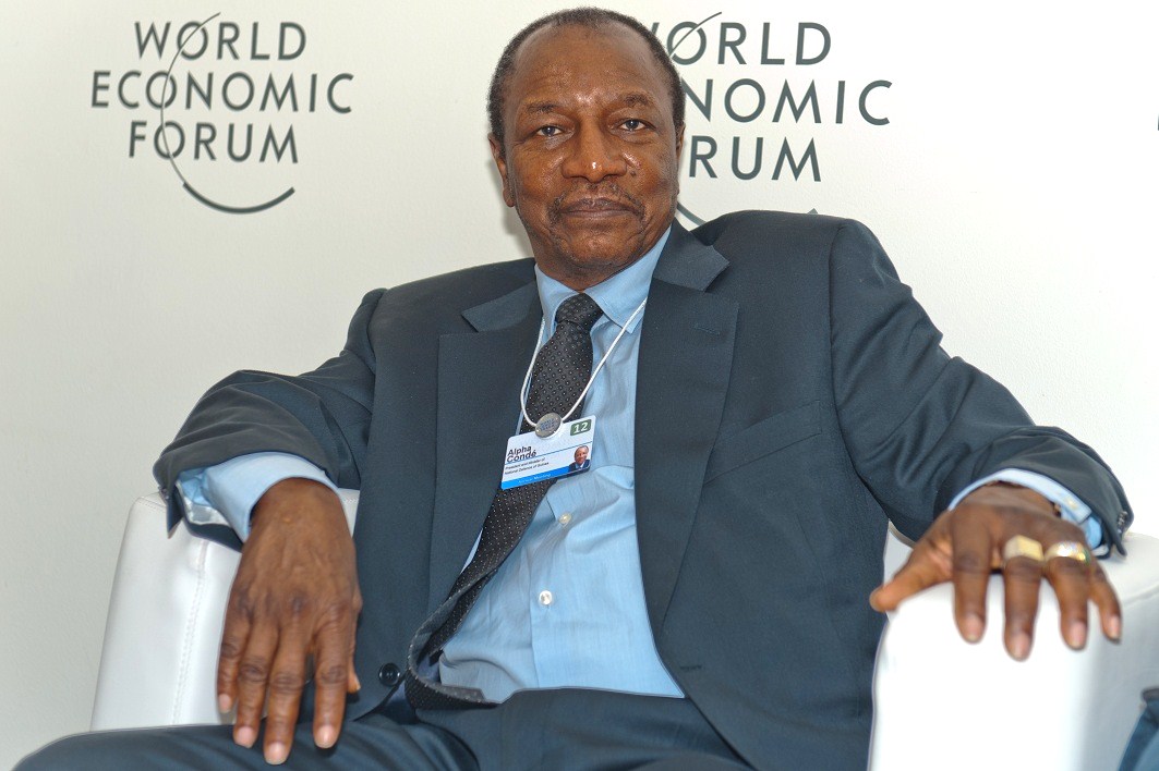 Feature image Alpha Condé à Davos