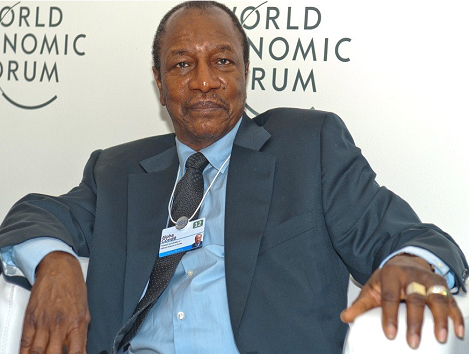 Feature image Alpha Condé à Davos