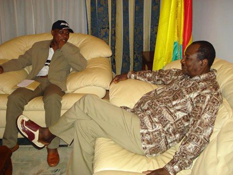 Feature image Le Capitaine Dadis Camara reçu par le président Condé
