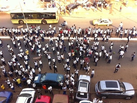 Feature image Manifestations d'élèves à Conakry