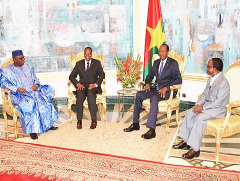 Kory Kondiano chez le président Blaise Compaoré
