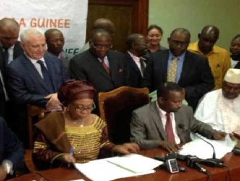 Signature de l'accord politique inter guinéen