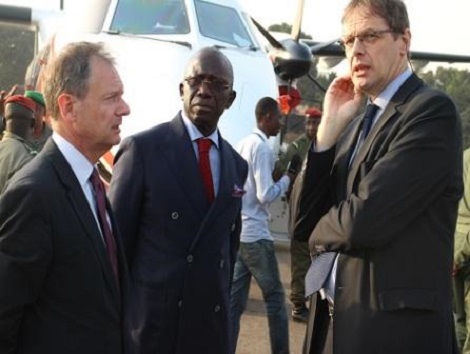 Feature image Betrand Cauchery, Me Abdoul Kabèlè et Philippe Van Dame