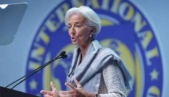 La directrice du FMI, Christine Lagarde, le 10 octobre 2014 à Washington. © AFP
