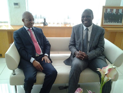Cellou Dalein Diallo et Albert Mabri Toikeuse
