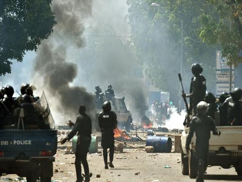 Manifestation à Ouagadougou