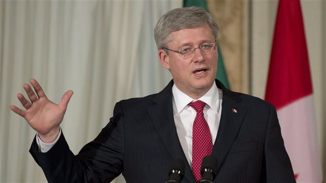 Le premier ministre canadien, Stephen Harper-Photo:radio canada