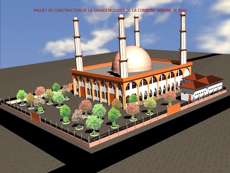 Maquette de la Mosquée centrale de Mali
