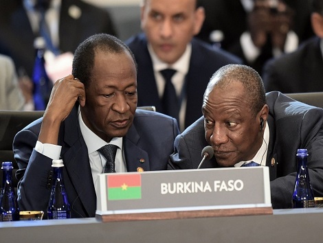 Blaise Compaoré et Alpha Condé