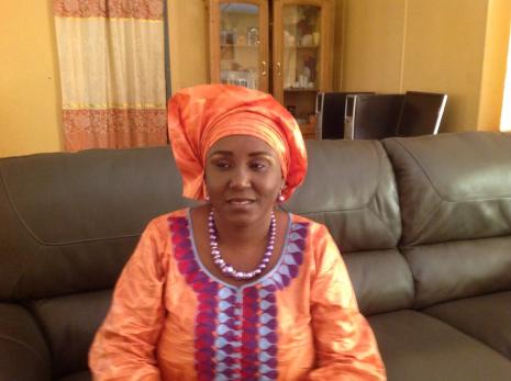 Mme Sanaba Kaba, ministre de l'action sociale, de la promotion féminine et de l'enfance