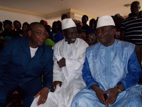 Baidy Aribot (à gauce) et Sidya Touré (à droite)