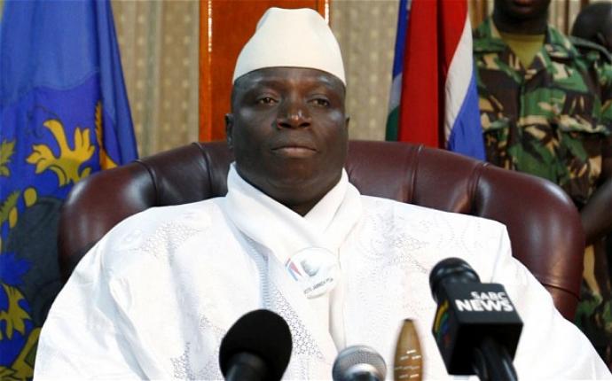 Le président gambien Yaya Jammeh