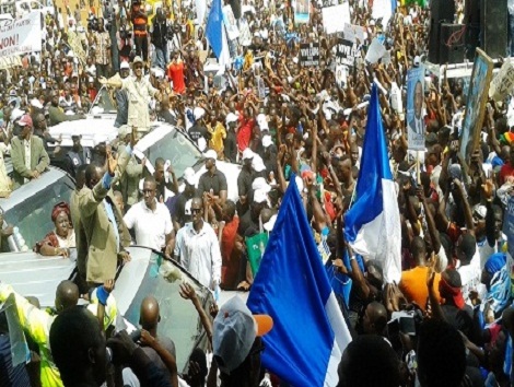 Meeting de l'Opposition à Bonfi-Photo Africaguinee.com