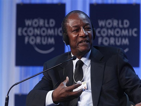 Feature image Alpha Condé à Davos