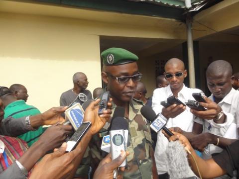 Le Commandant Mamadou Alpha Barry de la Gendarmerie nationale