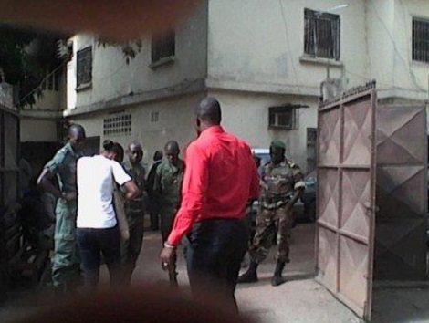 Entrée du tribunal de première instance de dixinn         Photo-Africaguinee.com