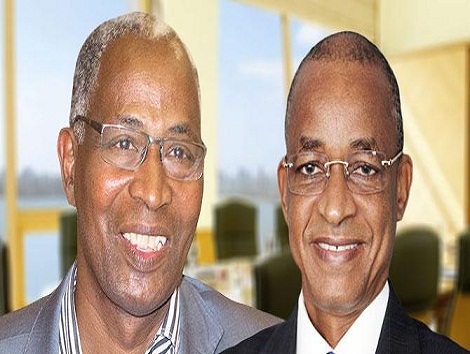 De gauche à droite,le vice-président Bah Oury et le Président de l'UFDG Cellou Dalein Diallo