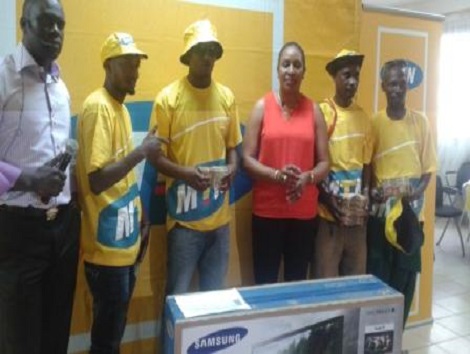 Des heureux gagnants de la promo MTN
