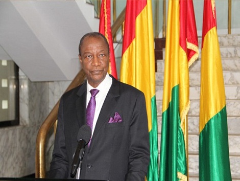 Le président guinéen Alpha Condé