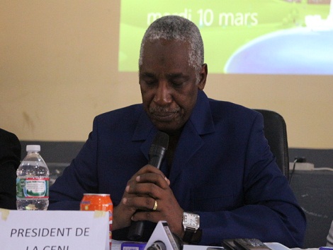 Le président de la CENI Bakary Fofana