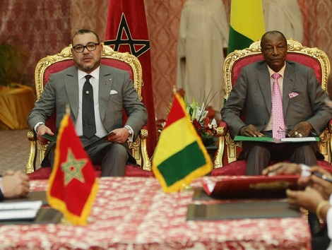 Feature image Le Roi Mohamed VI et le Président Alpha Condé