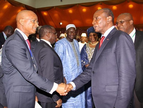 Cellou Dalein Diallo, président de  l'UFDG, et le président de la République, Pr Alpha Condé Photo d'Archive