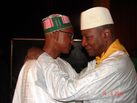 Cellou Dalein Diallo et Alpha Condé    Image d'archive