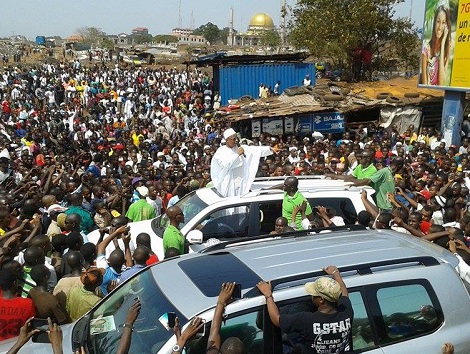 Cellou Dalein à Bambéto        Photo-Africaguinee.com