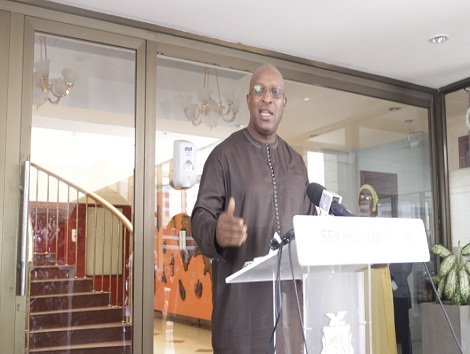 Feature image Naby Youssouf Kiridi Bangoura, Porte-Parole de la Présidence guinéenne Photo-Africaguinee.com