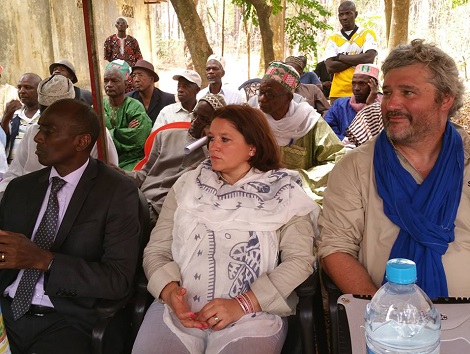 Le député Diouldé Sow et ses partenaires Belges