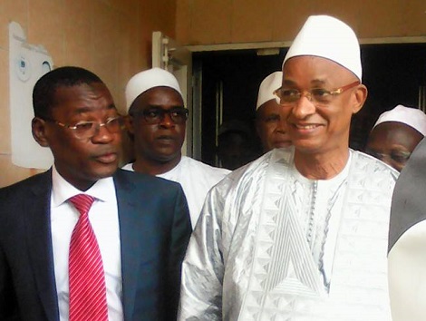 Le Ministre d'Etat Papa Koly Kourouma et Cellou Dalein Diallo