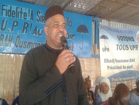 El hadj Bah Ousmane, leader de l'UPR