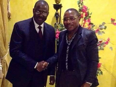 Feature image Dr Faya Milimono,leader du Bloc Libéral (G) Dadis camara (D) photo d'archive