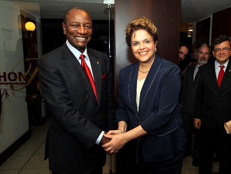 Alpha Condé et Dilma Roussef