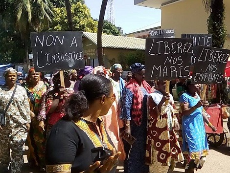 Des manifestantes à Conakry       Photo-Africaguinee.com