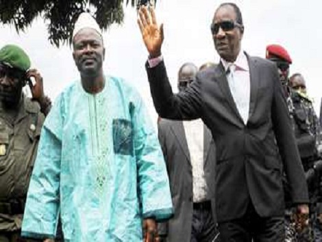 Feature image le Président ALPHA CONDE (d) et son PM Said Fofana (G)
