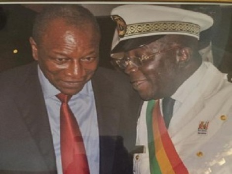 Alpha Condé et le Gouverneur de Conakry, Soriba Sorel Camara
