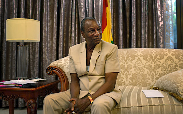 Le président guinéen Alpha Condé