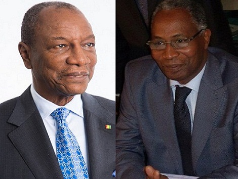 Alpha Condé (G) Bah Oury (D)