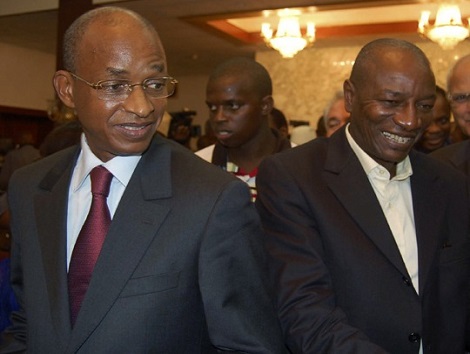 Cellou Dalein Diallo et Alpha Condé