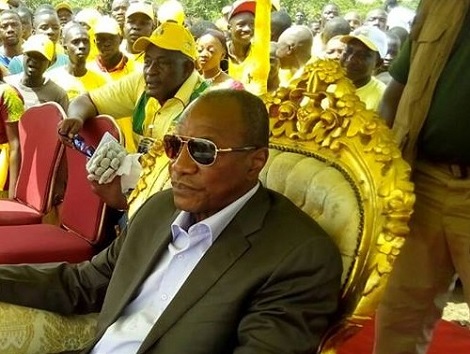 Le président guinéen Alpha Condé