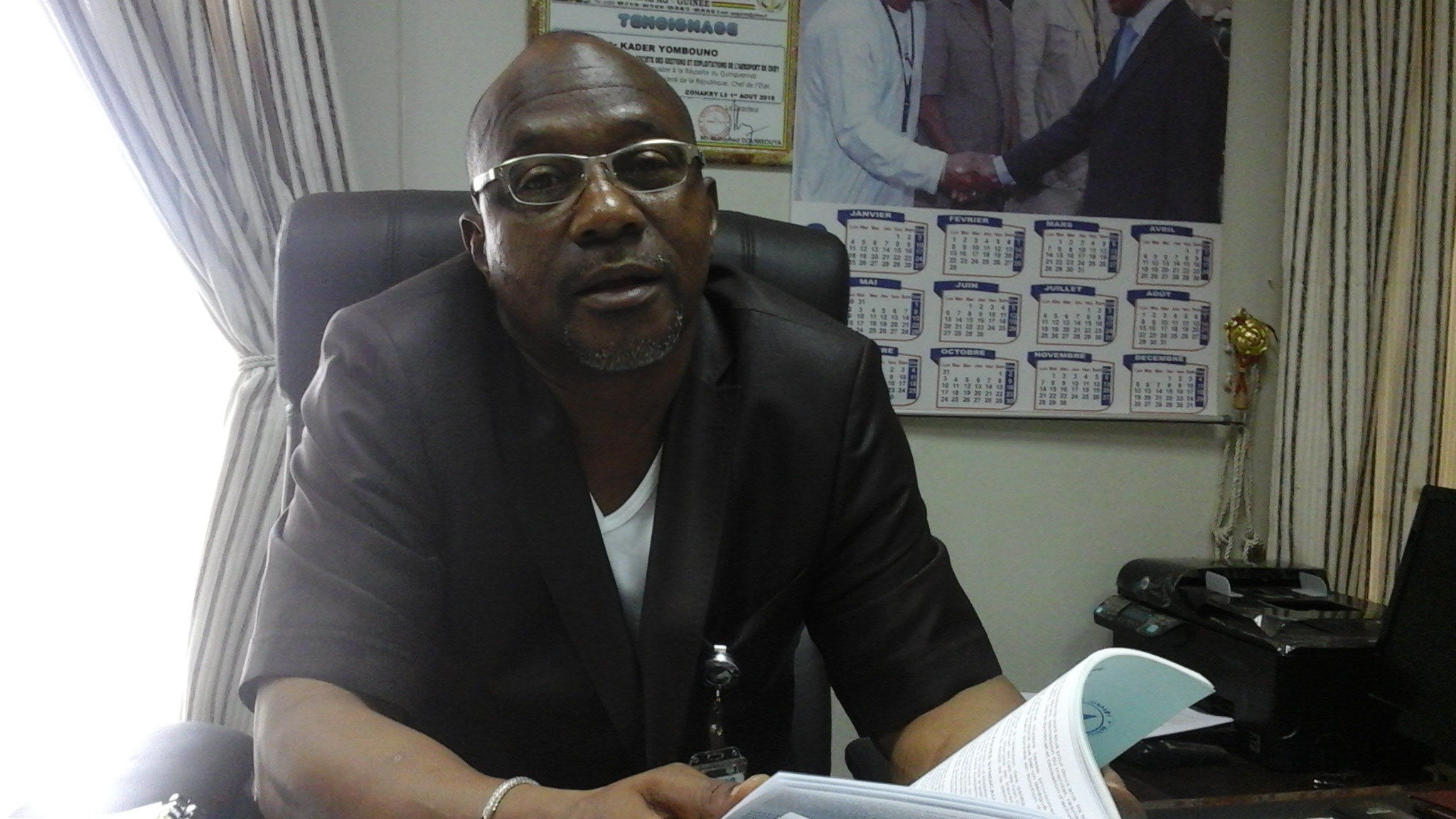 Feature image Kader Yombouno, Directeur Général Adjoint de la SOGEAC Photo-Africaguinee.com
