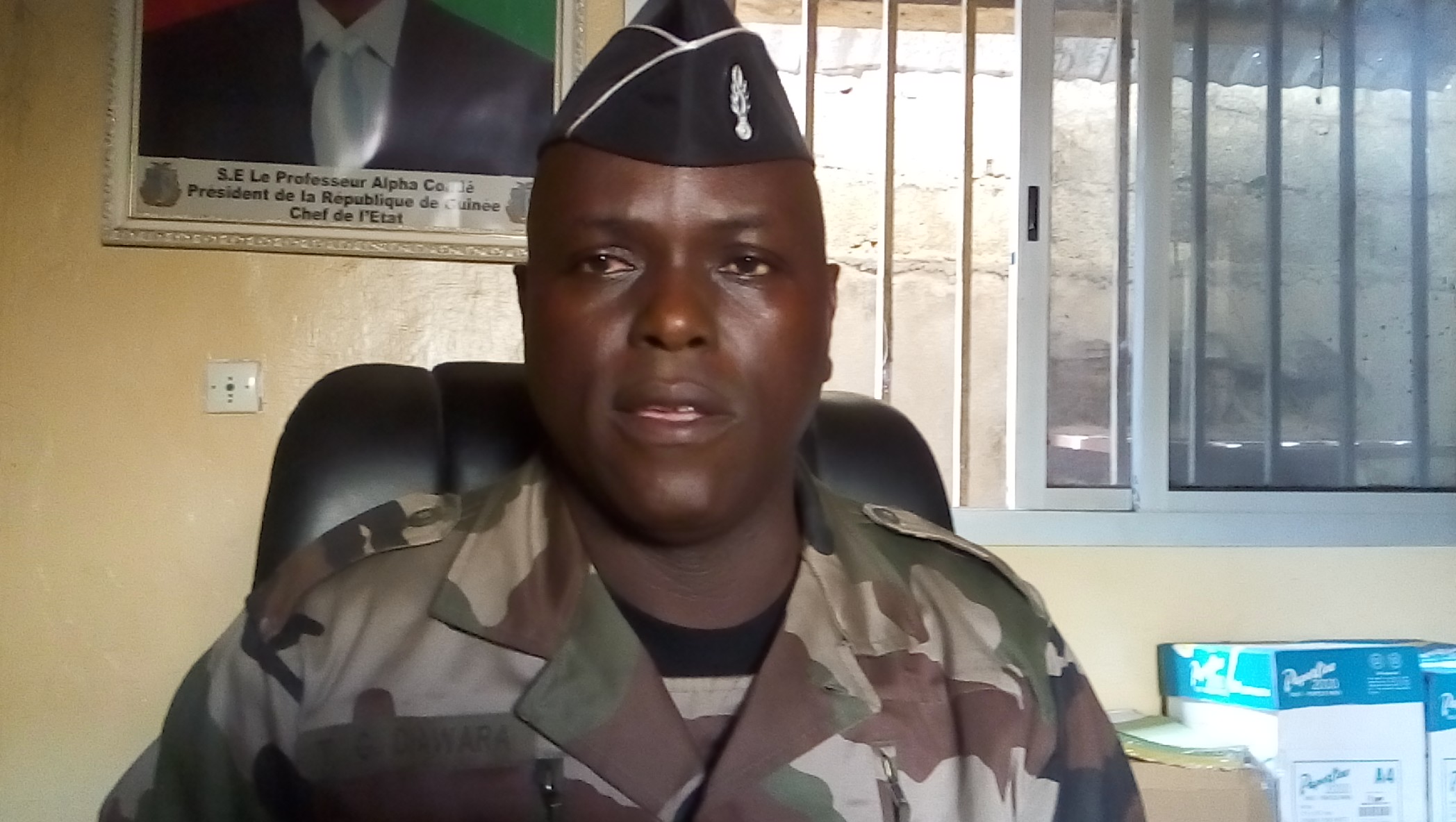 Feature image Colonel Tamba Gabriel Diawara, Photo-Africaguinee.com