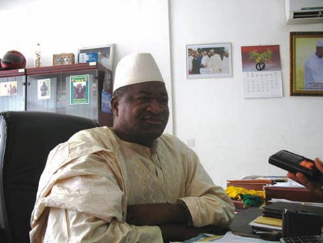 El hadj Mamadou Sylla, leader de l'Union Démocratique de Guinée