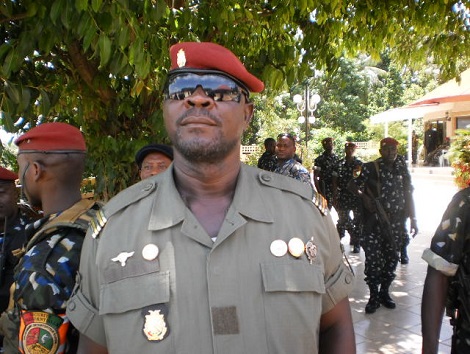 Le Ministre chargé de la sécurité présidentielle, le Colonel Claude Pivi