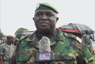 Le Colonel Aliou Diakité, porte-parole de l'armée guinéenne
