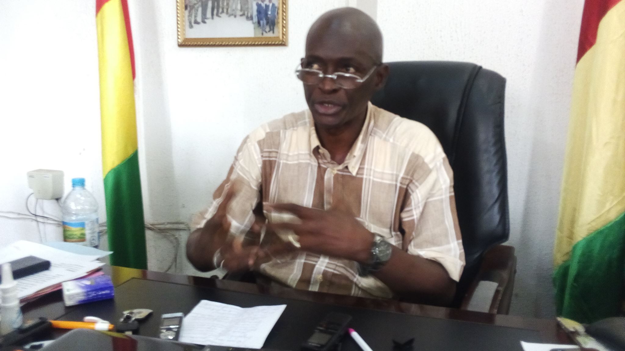 Feature image Le Commissaire Boubacar Kasse, porte-parole de la police nationale