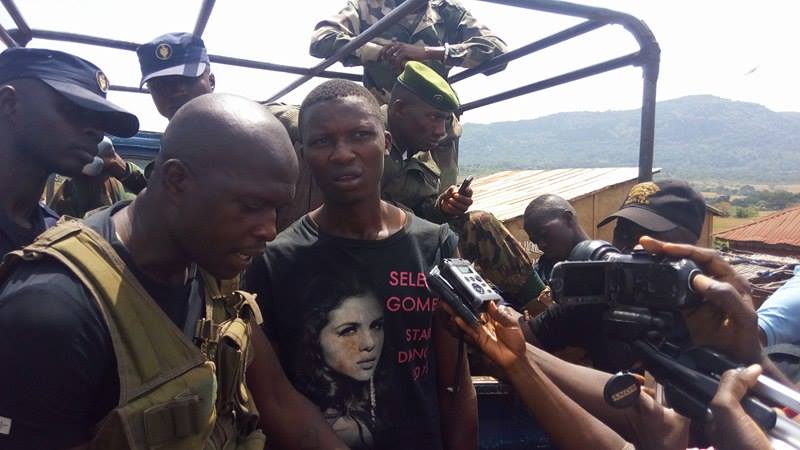 Feature image Un bandit présumé lors de son arrestation à Labé