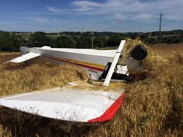 crash d'un avion de type ULM-TETRAS, image d'archive