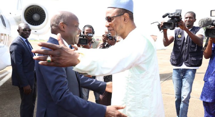 Feature image Alpha Condé et le président Vaz de Guinée Bissau